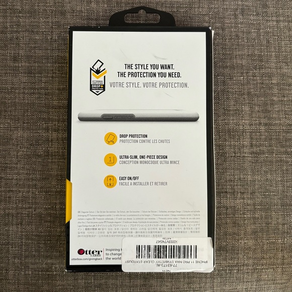 OtterBox Symmetry Clear Case with Glitter for Iphone 11 Pro Max - Picture 2 of 2